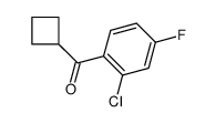 2-CHLORO-4-FLUOROPHENYL CYCLOBUTYL KETONE图片