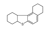 Benzo[b]naphtho[1,2-d]thiophene, 1,2,3,4,7a,8,9,10,11,11a-decahydro Structure