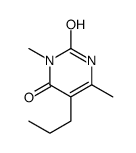 3,6-dimethyl-5-propyl-1H-pyrimidine-2,4-dione结构式