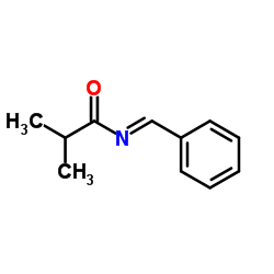 2-Methyl-N-[(E)-phenylmethylene]propanamide结构式
