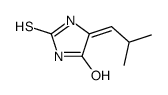 5-(2-methylpropylidene)-2-sulfanylideneimidazolidin-4-one结构式