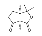 3,3-dimethyltetrahydro-1H-cyclopenta[c]furan-1,6(3H)-dione Structure