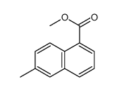 methyl 6-methylnaphthalene-1-carboxylate结构式