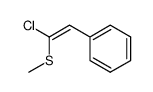 E-β-chloro-β-(methylthio)styrene Structure