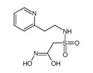 N-hydroxy-2-(2-pyridin-2-ylethylsulfamoyl)acetamide Structure