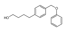 4-[4-(phenoxymethyl)phenyl]butan-1-ol结构式