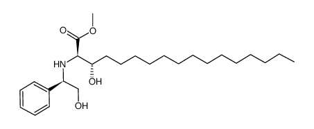 methyl (2R,3S,1'R)-2-(2'-hydroxy-1'-phenylethylamino)-3-hydroxyheptadecanoate Structure