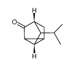 Tricyclo[2.2.1.02,6]heptanone, 5-(1-methylethyl)-, stereoisomer (9CI)结构式