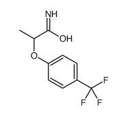 2-[4-(Trifluoromethyl)phenoxy]propanamide Structure