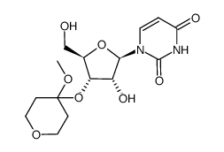 3'-O-(4-methoxytetrahydropyran-4-yl)-cytidine结构式