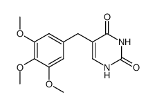 5-[(3,4,5-Trimethoxyphenyl)methyl]-2,4(1H,3H)-pyrimidinedione structure