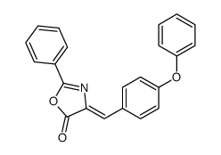 4-[(4-phenoxyphenyl)methylidene]-2-phenyl-1,3-oxazol-5-one结构式