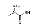 amino(methyl)carbamodithioic acid Structure