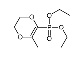 5-diethoxyphosphoryl-6-methyl-2,3-dihydro-1,4-dioxine Structure