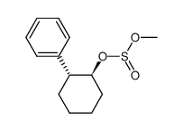 optically inactive sulfurous acid methyl ester-(trans-2-phenyl-cyclohexyl ester)结构式