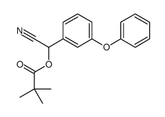 [cyano-(3-phenoxyphenyl)methyl] 2,2-dimethylpropanoate结构式