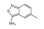 5-methyl-2,1-benzothiazol-3-amine结构式