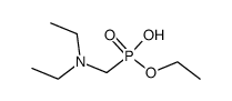 diethylaminomethyl-phosphonic acid monoethyl ester Structure