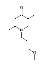 1-(3-methoxy-propyl)-2,5-dimethyl-piperidin-4-one Structure