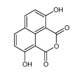 2,7-dihydroxy-naphthalene-1,8-dicarboxylic acid-anhydride结构式