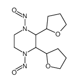 1,4-dinitroso-2,3-bis-tetrahydro[2]furyl-piperazine Structure