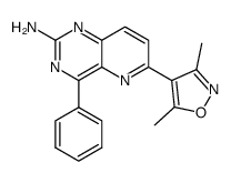 4-phenyl-6-(3,5-dimethylisoxazol-4-yl)pyrido[3,2-d]pyrimidin-2-ylamine Structure
