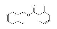 6-methyl-cyclohex-3-enecarboxylic acid-(6-methyl-cyclohex-3-enylmethyl ester)结构式