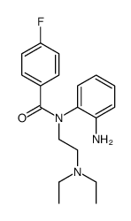 N-(o-Aminophenyl)-N-[2-(diethylamino)ethyl]-p-fluorobenzamide Structure