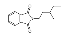 2-(3-methylpentyl)isoindoline-1,3-dione结构式