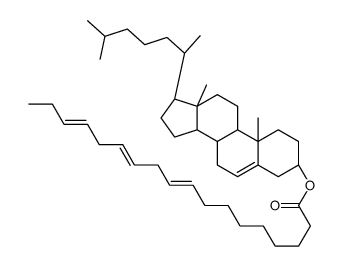 [(3S,10R,13R,17R)-10,13-dimethyl-17-(6-methylheptan-2-yl)-2,3,4,7,8,9,11,12,14,15,16,17-dodecahydro-1H-cyclopenta[a]phenanthren-3-yl] octadeca-9,12,15-trienoate结构式