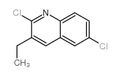 2,6-二氯-3-乙基喹啉结构式