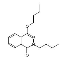 4-butoxy-2-butyl-2H-phthalazin-1-one Structure