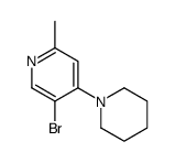 5-bromo-2-methyl-4-piperidin-1-ylpyridine结构式