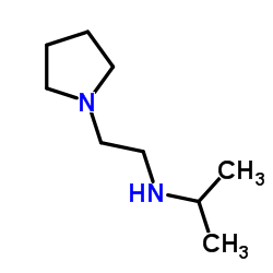 N-[2-(1-Pyrrolidinyl)ethyl]-2-propanamine结构式