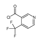 3-Pyridinecarbonyl chloride, 4-(trifluoromethyl)- (9CI)结构式