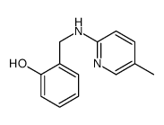 2-[[(5-methylpyridin-2-yl)amino]methyl]phenol结构式
