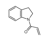 1-(2,3-dihydroindol-1-yl)propenone结构式