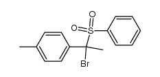 1-(1-bromo-1-(phenylsulfonyl)ethyl)-4-methylbenzene结构式