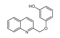 3-(quinolin-2-ylmethoxy)phenol结构式