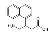 (R)-4-Amino-3-(naphthalen-1-yl)butanoic acid Structure