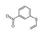 1-ethenylsulfanyl-3-nitrobenzene结构式