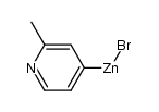2-methyl-4-pyridylzinc bromide Structure