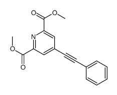 dimethyl 4-(2-phenylethynyl)pyridine-2,6-dicarboxylate Structure