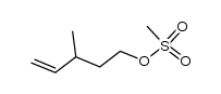 3-methyl-4-penten-1-yl mesylate结构式