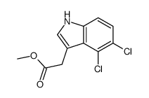 methyl 2-(4,5-dichloro-1H-indol-3-yl)acetate Structure