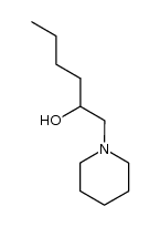 1-(1-piperidinyl)-2-hexanol Structure