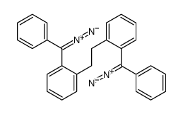 1-[diazo(phenyl)methyl]-2-[2-[2-[diazo(phenyl)methyl]phenyl]ethyl]benzene结构式