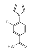 3-氟-4-(1-吡唑基)苯乙酮图片