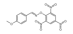 4-methoxy-benzaldehyde-(O-picryl-seqtrans-oxime ) Structure