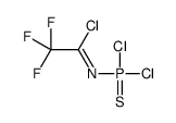 N-dichlorophosphinothioyl-2,2,2-trifluoroethanimidoyl chloride结构式